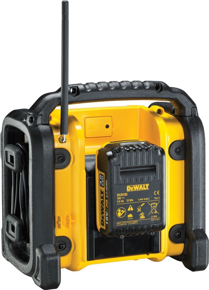 Radio Dewalt Mains / Battery Construction Site, AC / DC, 2.8kg