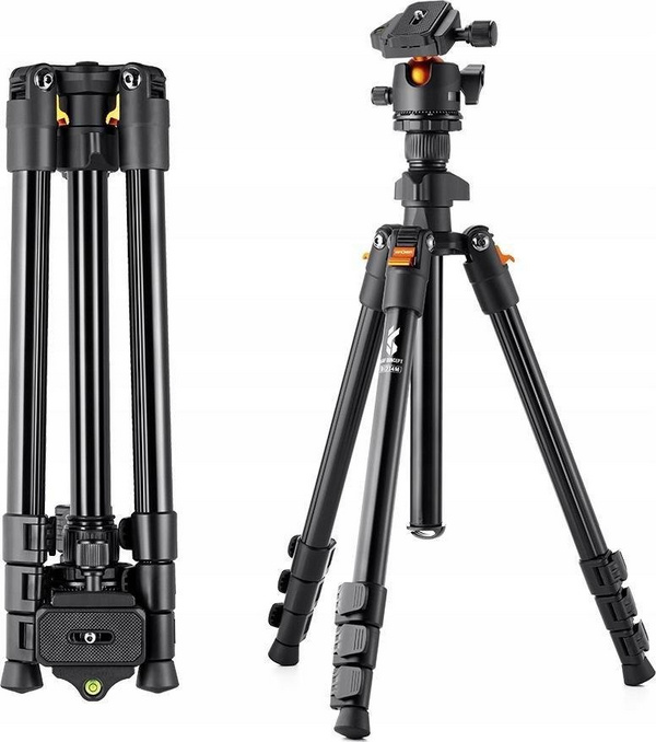 Tripod K&F, kokë magnezi 3D, 8 kg