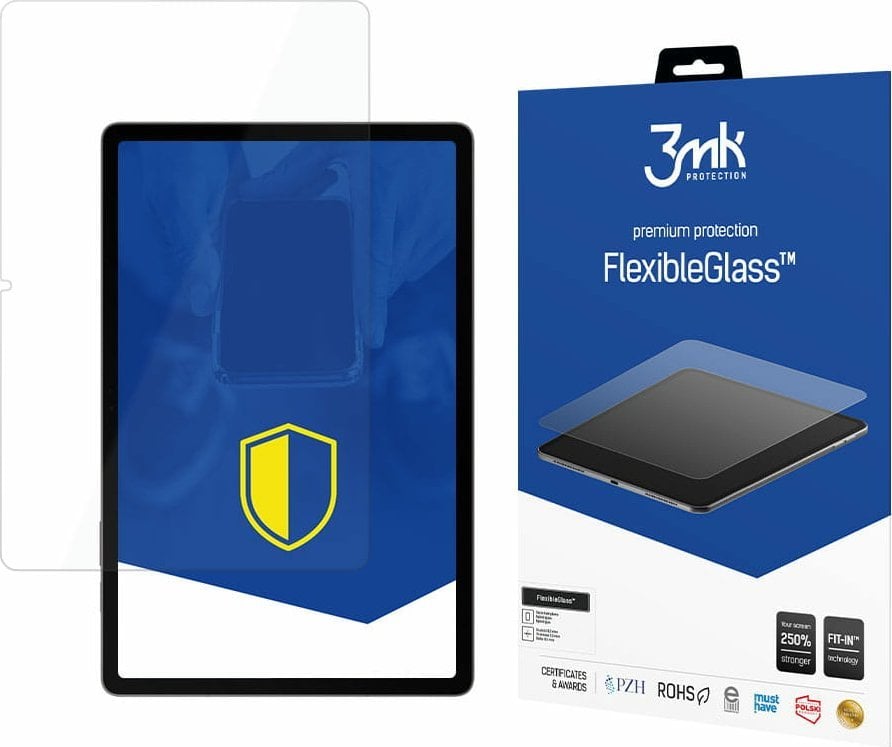 Xham mbrojtës 3MK FlexibleGlass për Samsung Galaxy Tab S9 FE Plus, 0.3mm, hibrid, transparent