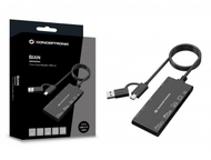 Читач на картички Conceptronic CLLMEMCRU3, 7 во 1, USB 3.0, црн