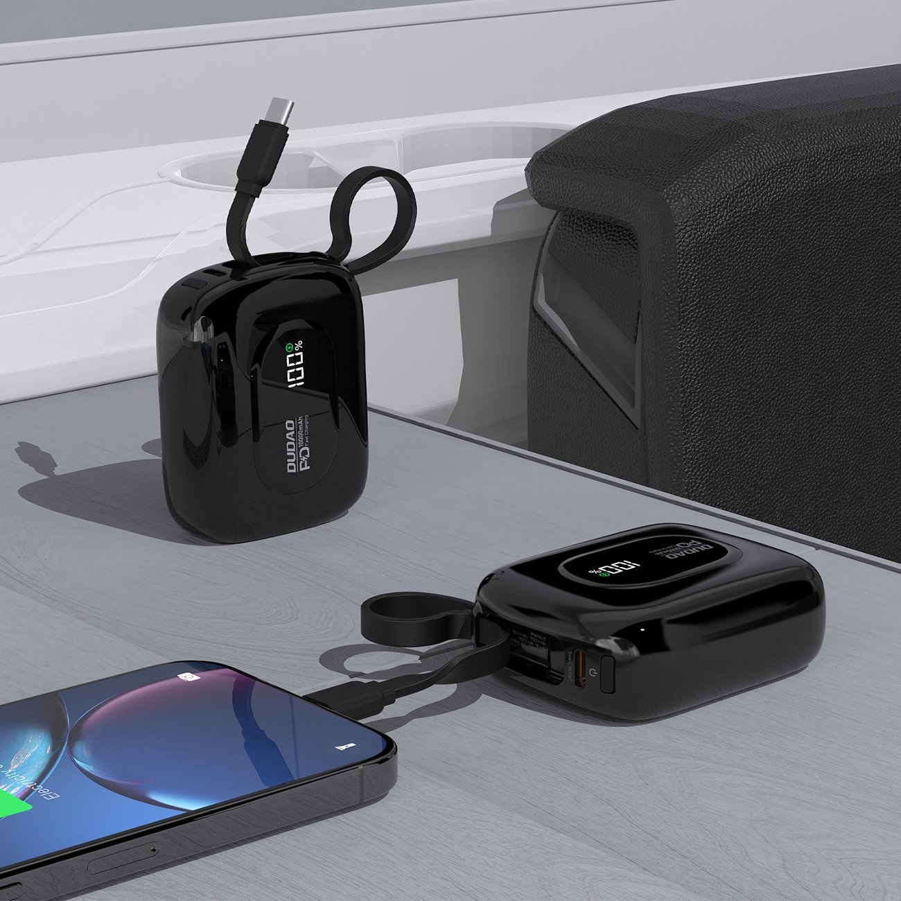Power bank Dudao K32, 10000mAh, 22.5W, црн