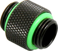Adapter ftohës uji BitsPower BP-MBWP-C08, fitting 2x 1/4", i zi matte