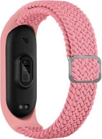 Rrip tekstili Beline për Mi Band 5/6, rozë