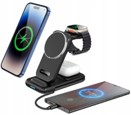 Karikues wireless 4 në 1 Bounn V21, 15W, i zi