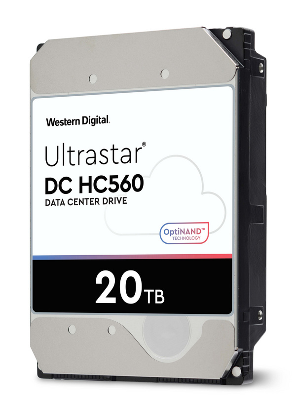Hard Disk Western Digital Ultrastar HC560, 20TB, 3.5", 7200rpm, 512MB cache, i argjendtë