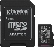 Kартичка за меморија Kingston Canvas Select Plus Gen3, 256GB, MicroSDXC A1 150MB/s, со адаптер