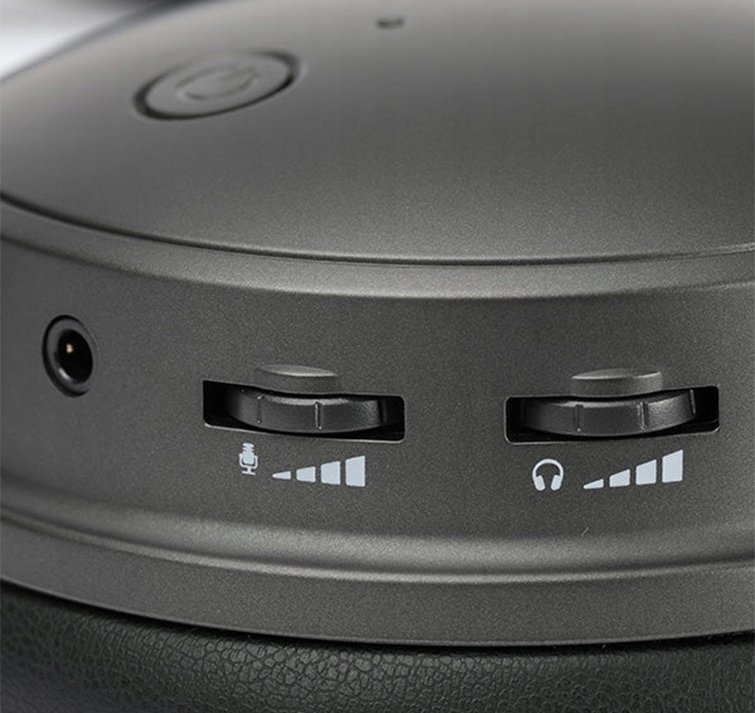 Kufje gaming pa tela Audeze Maxwell për PlayStation, wireless, me mikrofon, të zeza