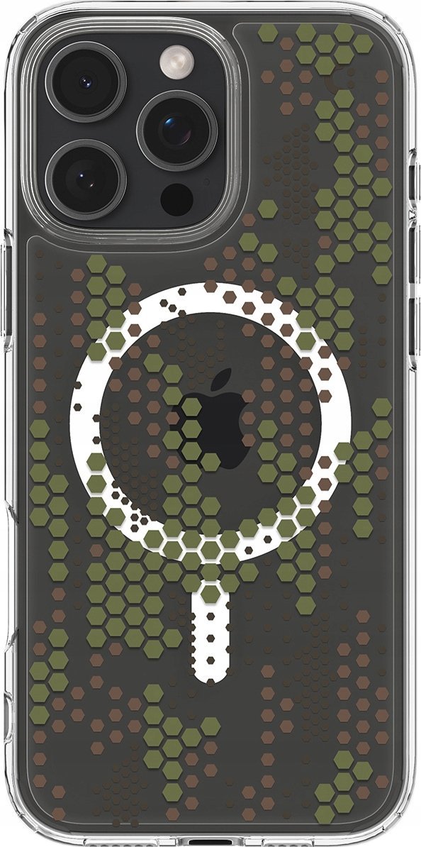 Kllëf telefoni Spigen Ultra Hybrid MagSafe, iPhone 16 Pro, Digital Camo