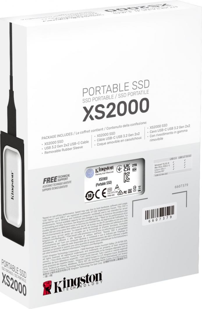 Disk i jashtëm Kingston XS2000 2TB