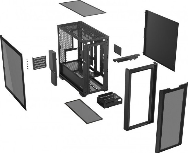Kasë Asus A21, e zezë, Mini Tower
