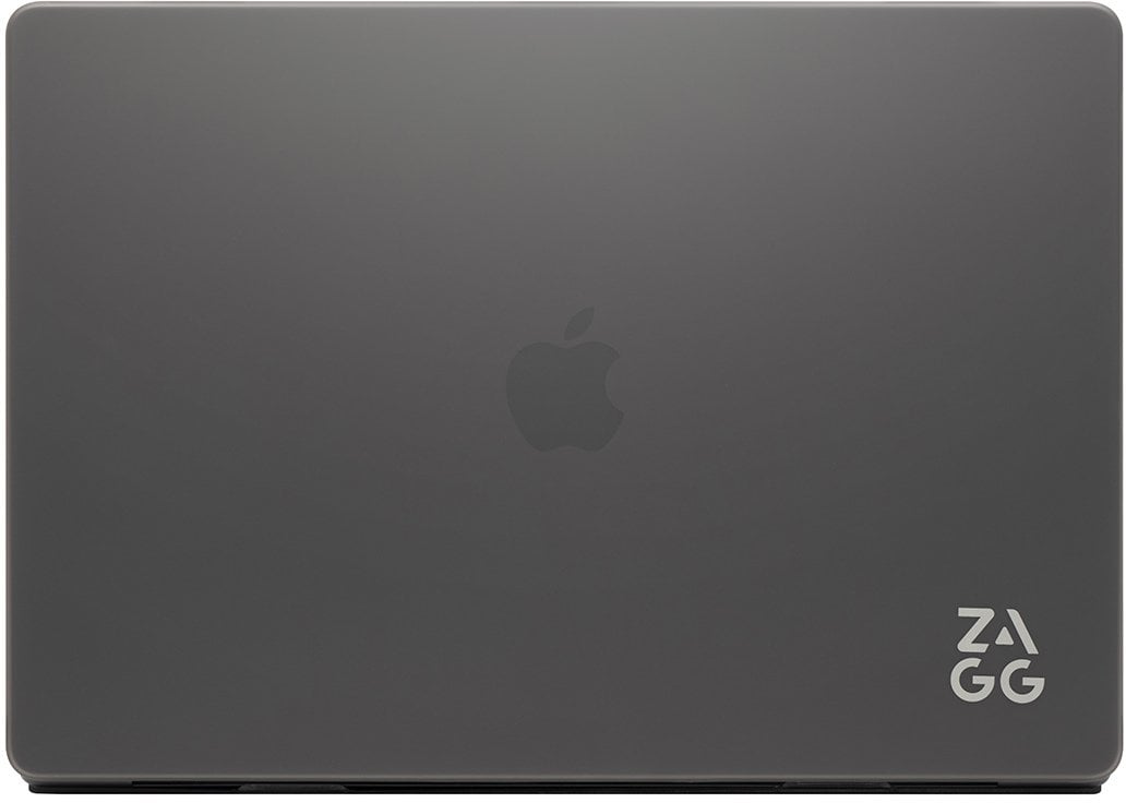 Mbulesë mbrojtëse ZAGG për MacBook Pro 16" M1 M2 M3, hardshell, Smoke, gri e errët