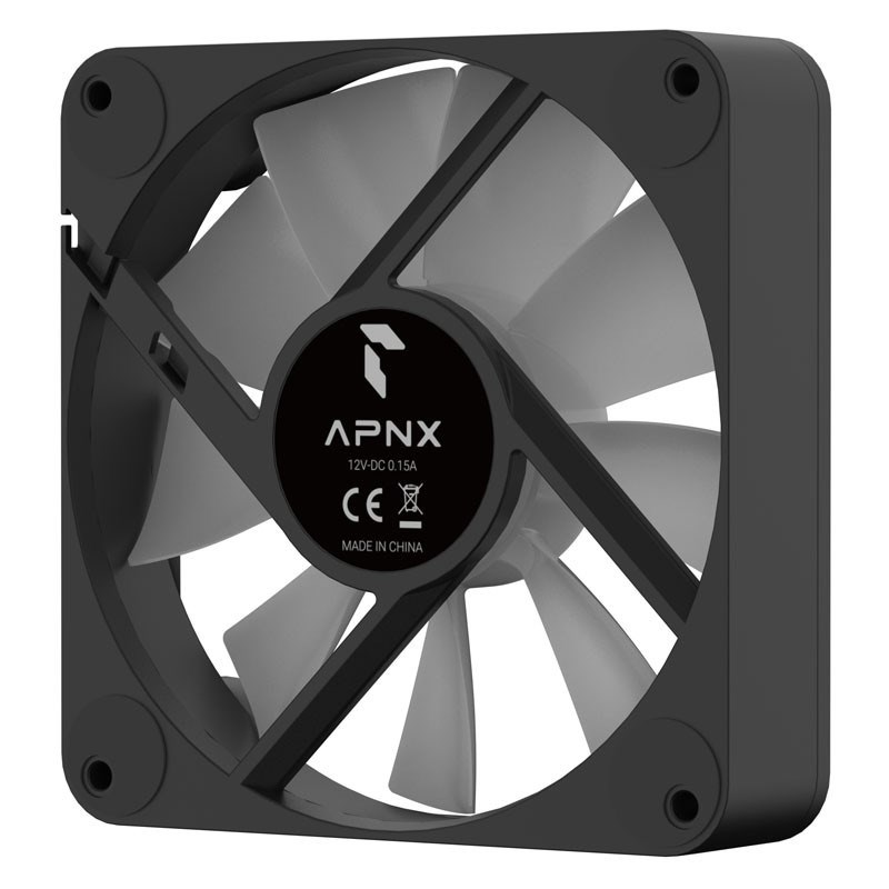 Ftohës Aerocool APNX FP1 ARGB, 12 cm, i zi