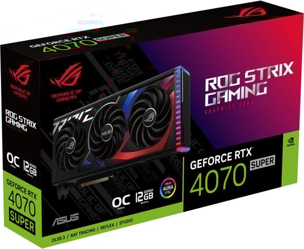 Kartelë grafike Asus ROG Strix GeForce RTX 4070 SUPER OC 12GB GDDR6X