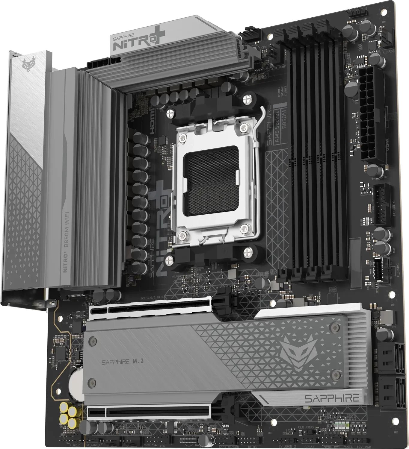 Pllakë amë Sapphire Nitro+ B850M WiFi, Socket AM5, DDR5, Micro ATX