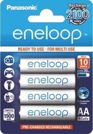 Bateri Panasonic Eneloop, AA / R6, 1900mAh, 4 copë
