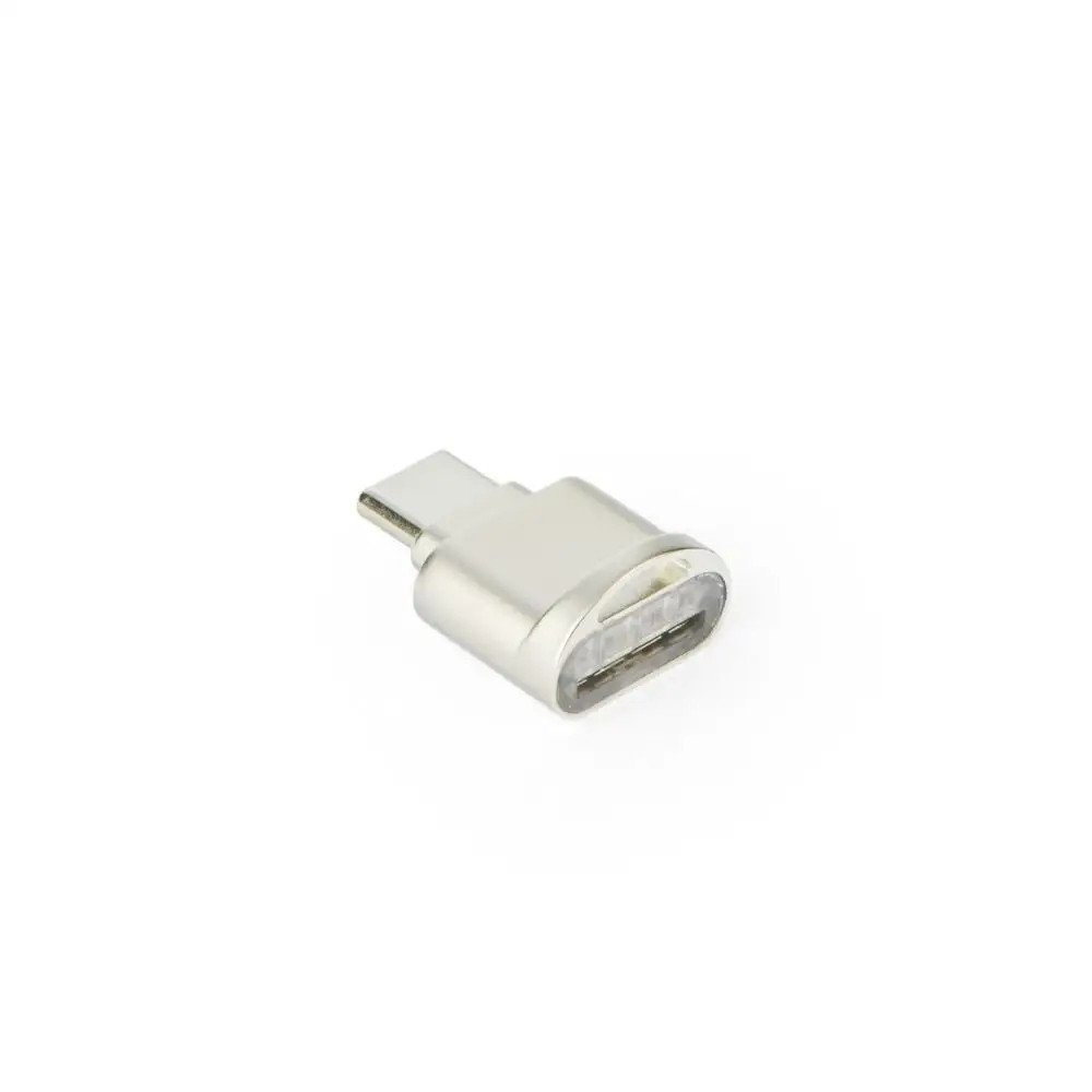 Adapter lexues karte USB C në Micro SD, 3.1, OTG, argjendtë