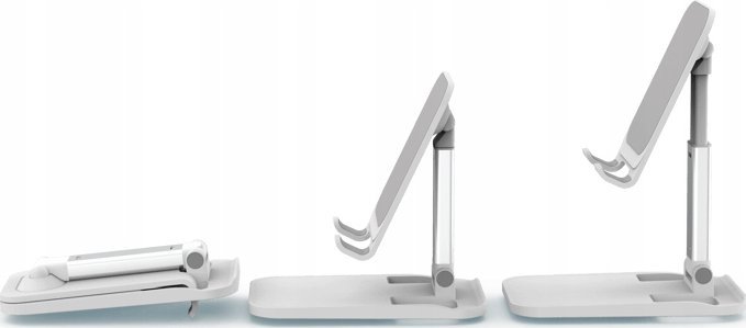 Mbajtëse telefoni dhe tableti Digipower Video Call Stand, e palosshme, e bardhë