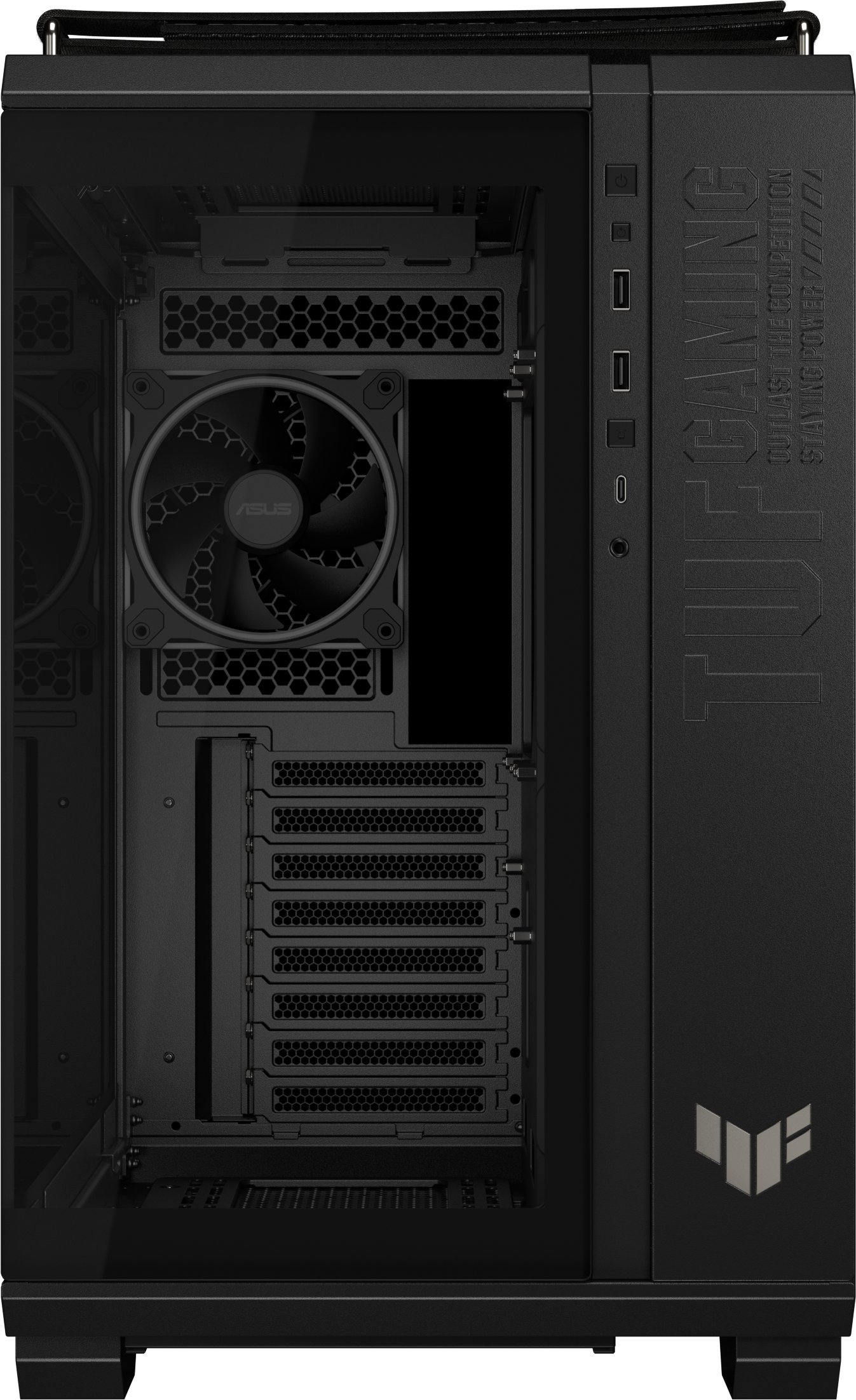 Kasa kompjuteri ASUS TUF Gaming GT502 Horizon TG, MIDI Tower, ARGB, e zezë
