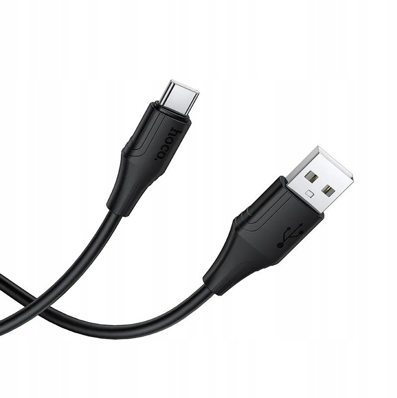 Kabllo karikimi HOCO Bien X124 Type C, 1m, 2.3A, e zezë