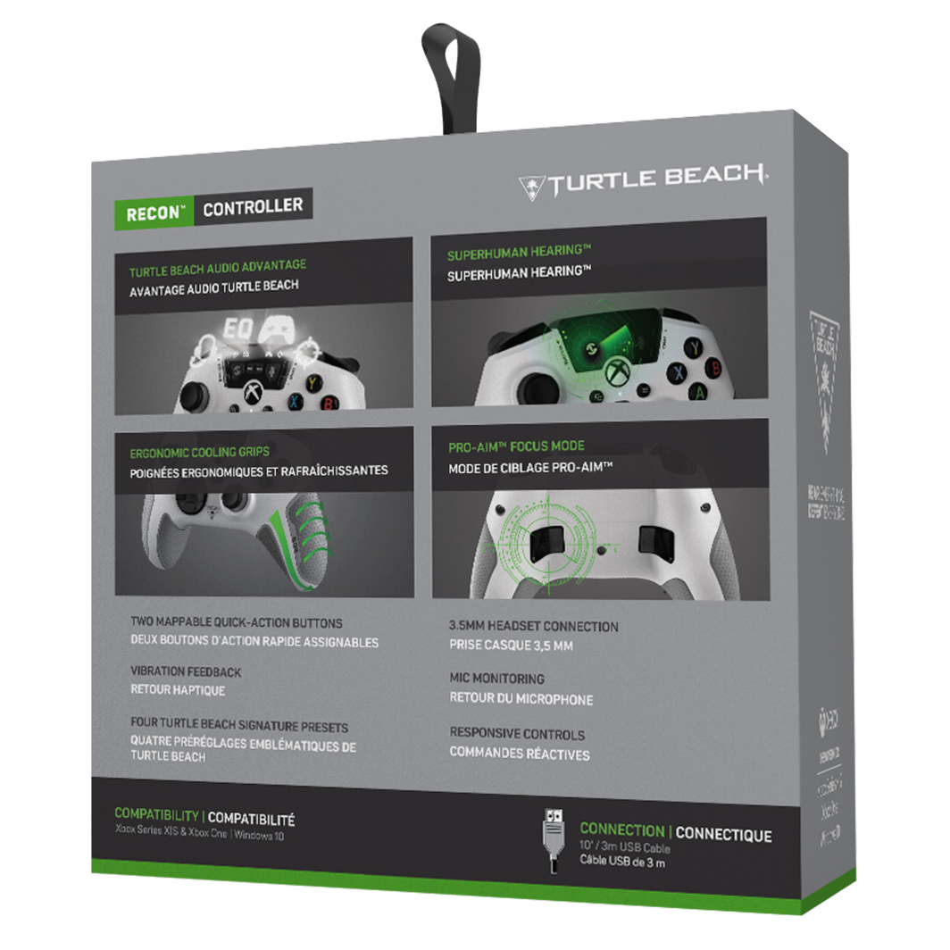 Kontroller Turtle Beach Recon Xbox, me kabllo, i bardhë