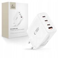 Karikues rrjeti Tech-Protect NC140W GAN, 140W, 4 porta USB, i bardhë
