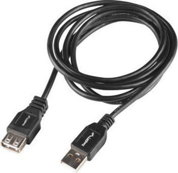 Kabllo zgjatëse USB A Black Box, USB 2.0, 1.8m, e zezë