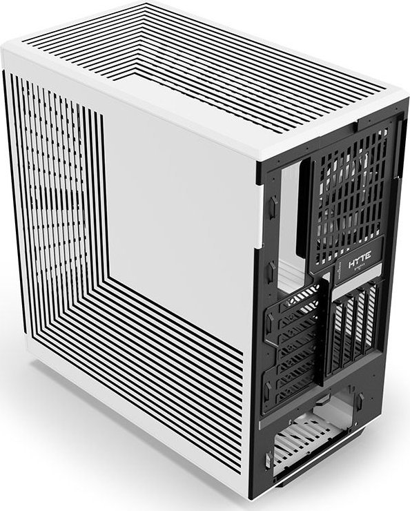 Kasë Hyte Y40, e zezë dhe e bardhë, Midi Tower