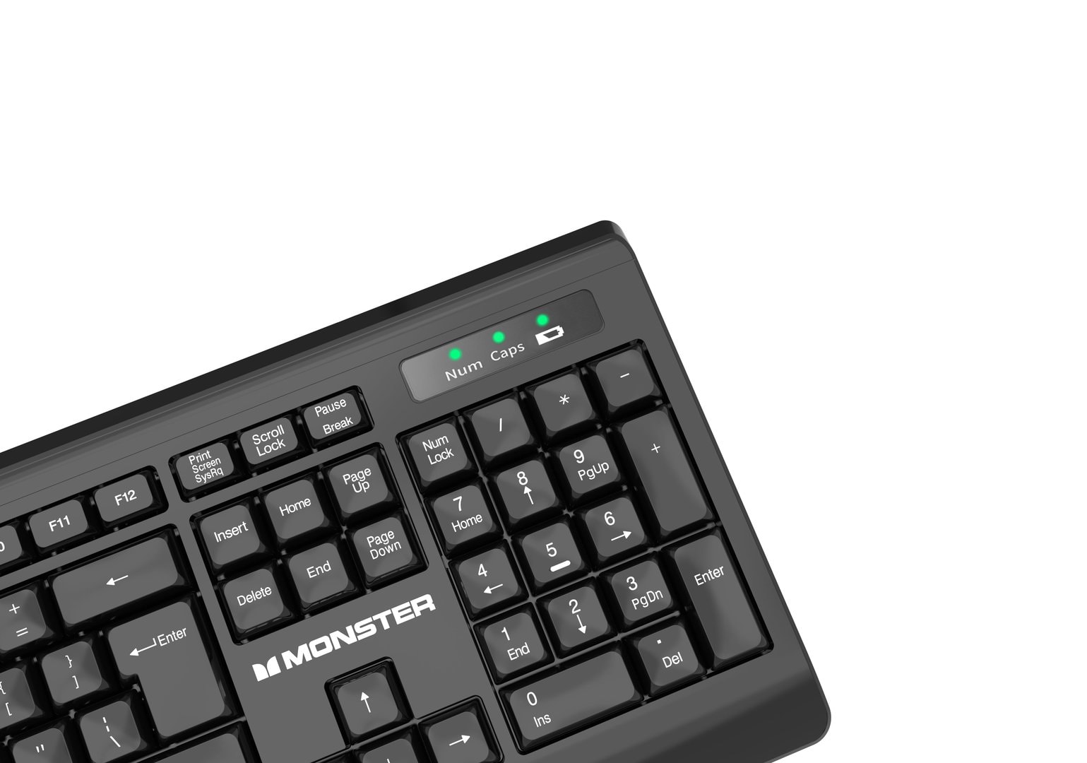 Set - Tastierë + Maus (2N1) MONSTER KM3 PRO-CBK