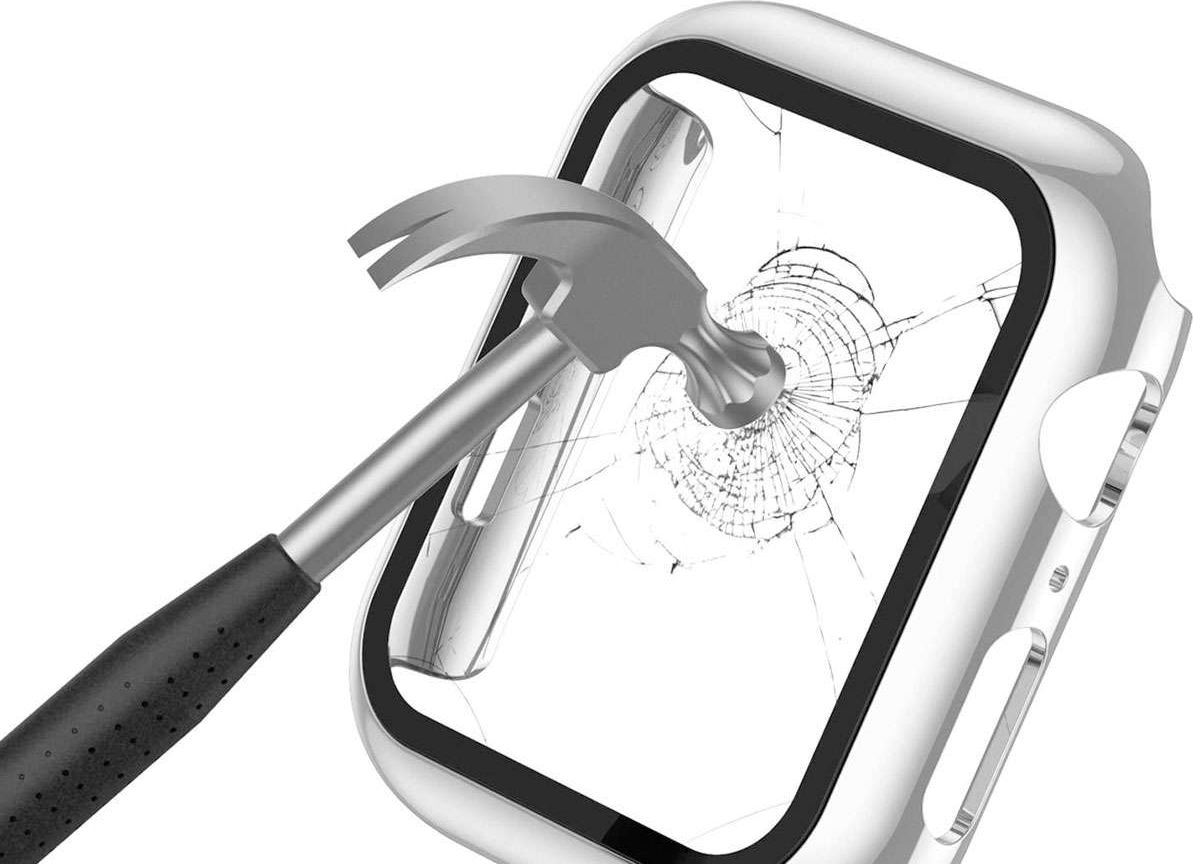 Mbulesë mbrojtëse Alogy Case Housing 1, për Apple Watch 4 5 6 SE, e argjendtë