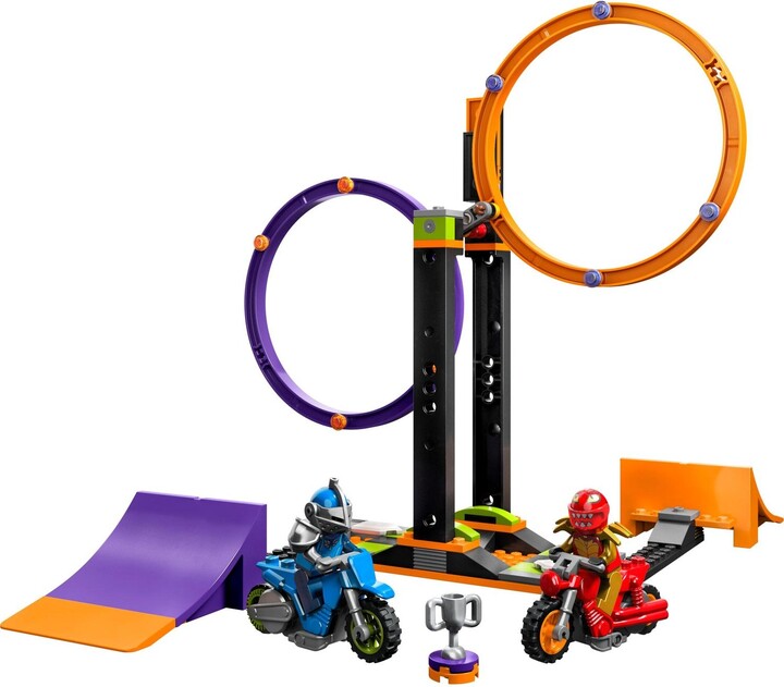 Set LEGO® City 60360 Spinning Circle Stunt Challenge, 117 pjesë