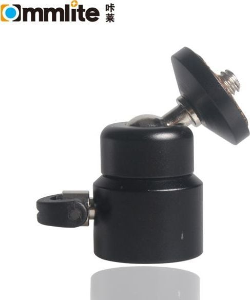 Kokë tripod Commlite 3D Mini Ball Head, universale, metalike, e zezë