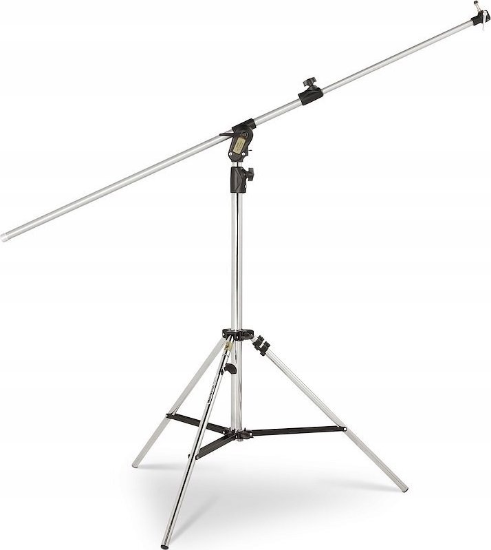 Stativ ndriçimi Manfrotto 420CSU Combi Boom, lartësi 3.9 m, kapacitet 12 kg, argjendtë