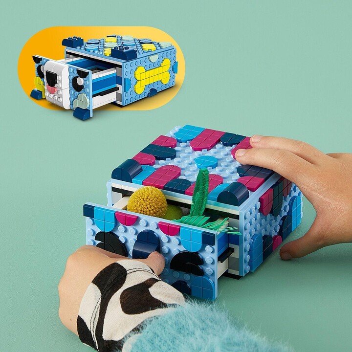 Set LEGO® DOTS 41805 Creative animal drawer, 643 pjesë