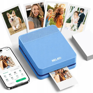 Printer fotografik portativ NELKO PP03, Bluetooth, 600 dpi, me ngjyra, i bardhë