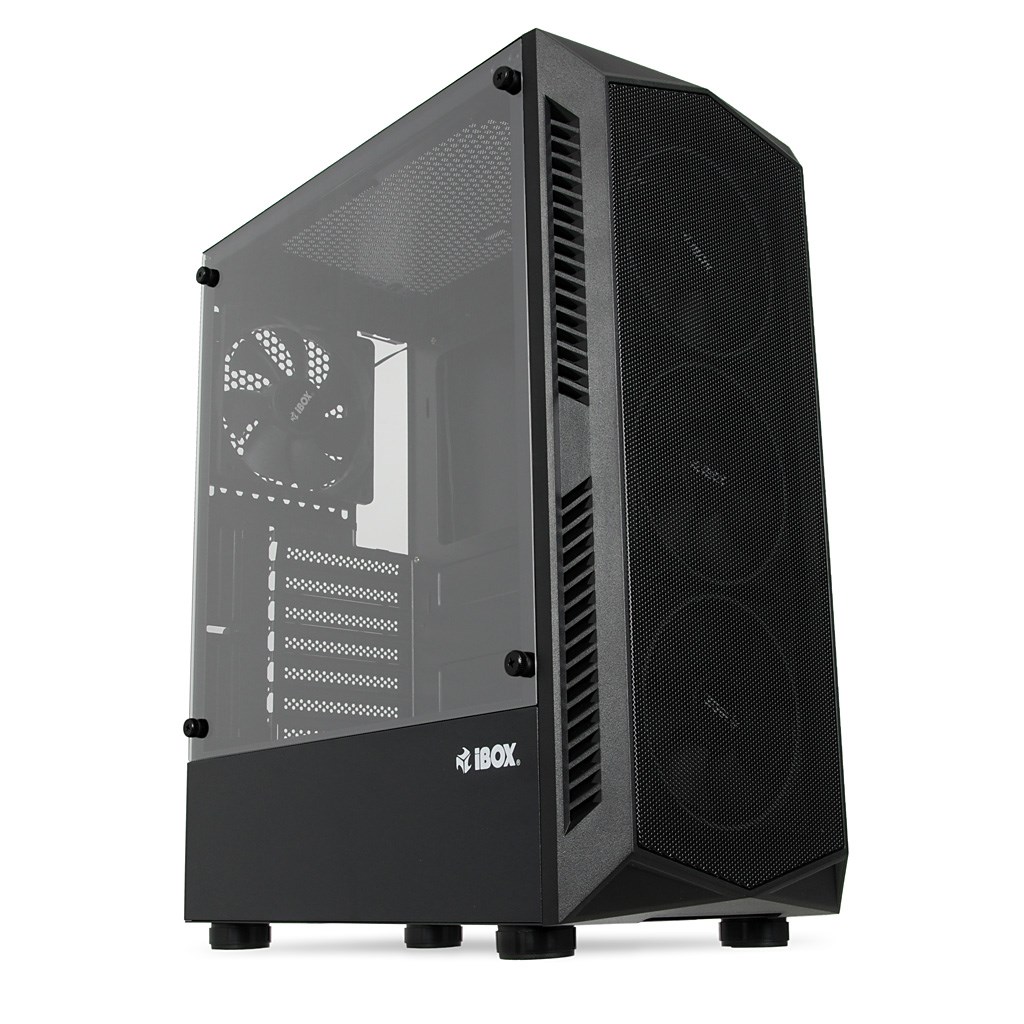 Kuti kompjuteri iBOX Lupus 27 OLU27, ATX, RGB, e zezë