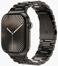 Rrip ore Vonmählen Link Bracelet 2 për Apple Watch 40/41mm, çelik inox 316L, mekanizëm butterfly, gri granite