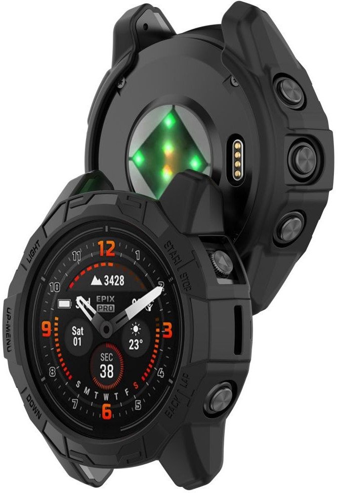 Mbulesë smartwatch Tech-Protect Defense Air për Garmin Fenix 7 7 Pro, TPU, e zezë