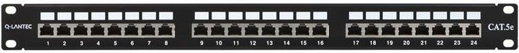 Patch panel Alantec PK-S5-1, 24 porta, Cat.5e STP, 1U 19", i zi