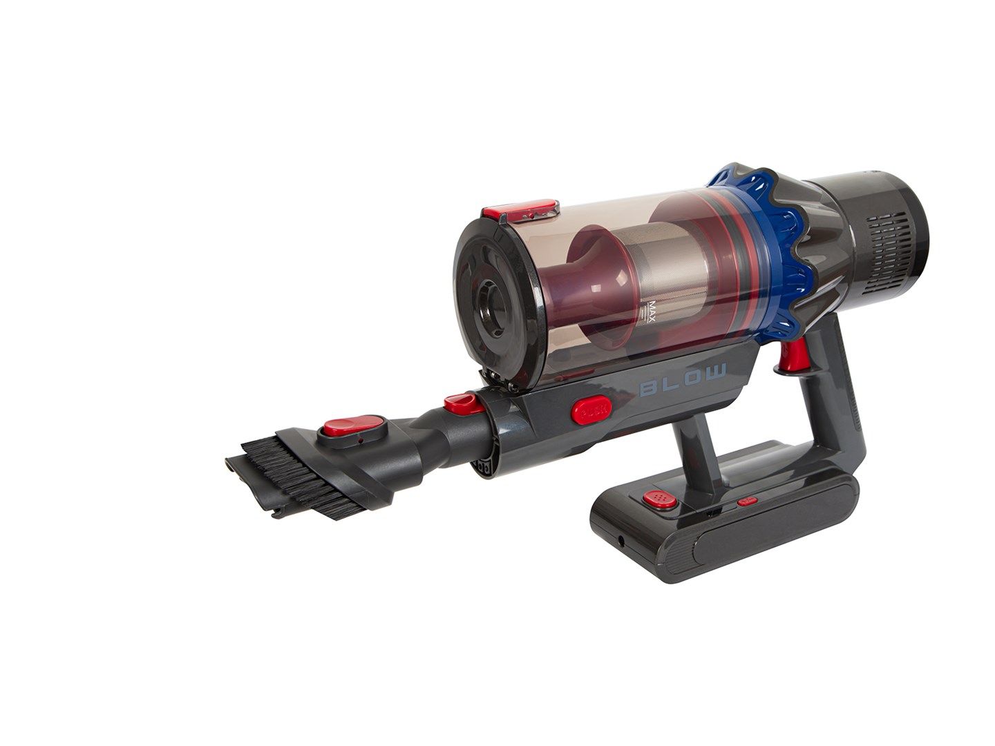 Fshesë me bateri Blow UP450, 450W, 0.8L, gri blu
