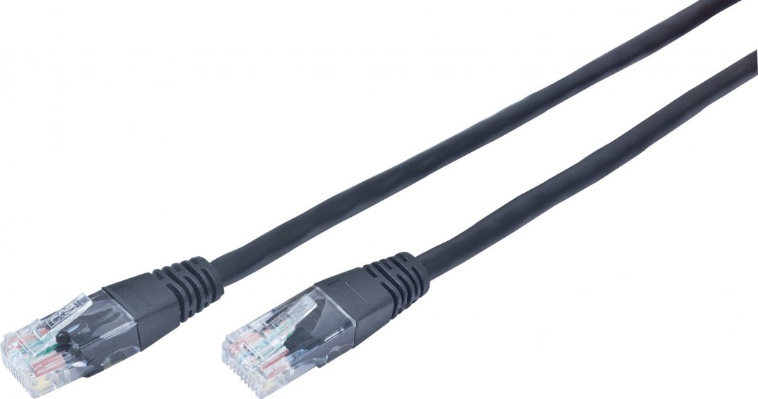 Kabllo rrjeti Gembird UTP PP12-10M/BK cat. 5e, Patch cord RJ-45, 10m, e zezë