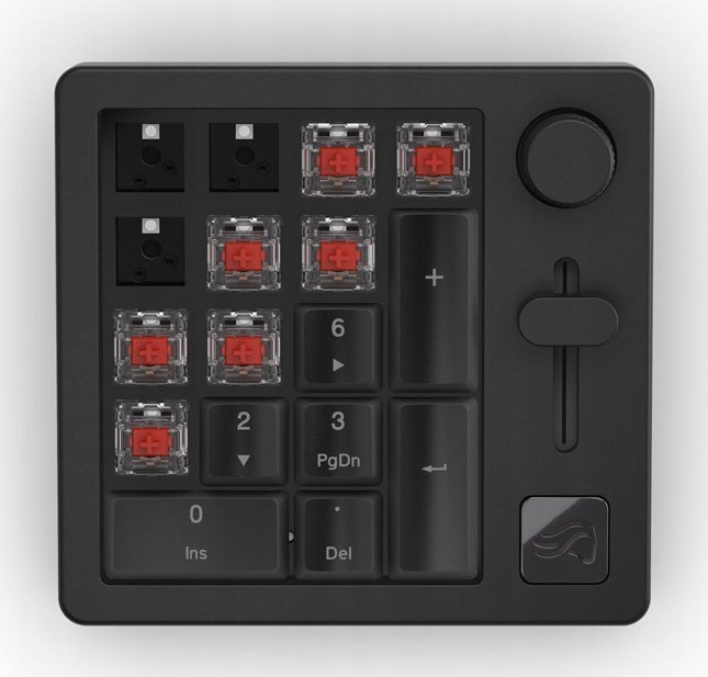 Tastierë numerike Glorious GMMK Numpad Prebuilt, wireless, USB C, e zezë
