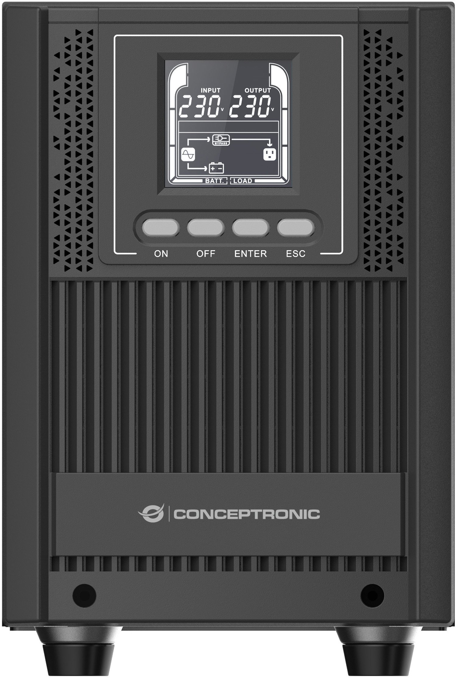 UPS Conceptronic ZEUS52ES2K, 2000VA 1800W, онлајн tower, излези Schuko