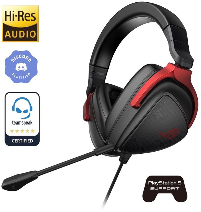 Kufje ASUS ROG Delta S Core, të zeza