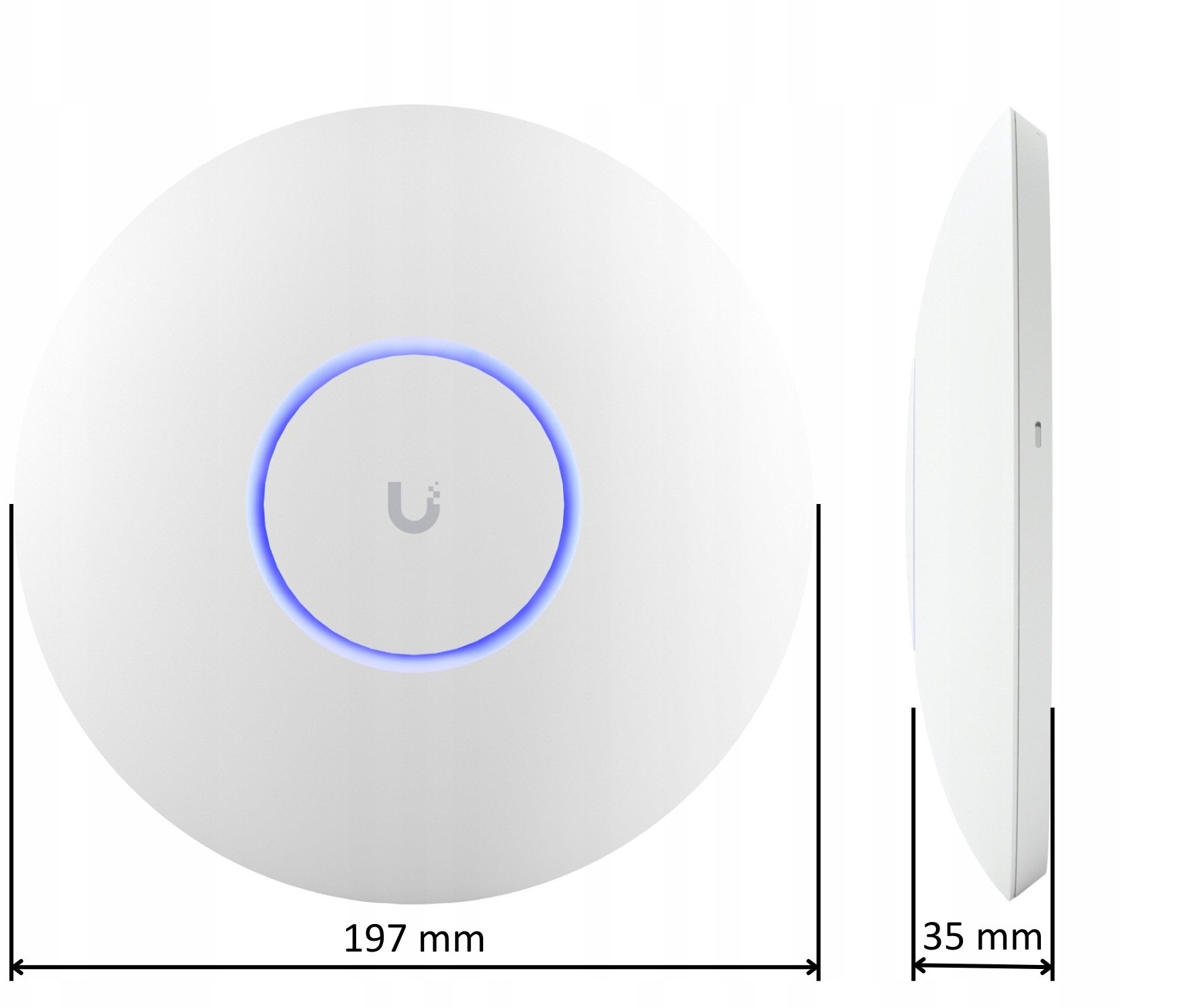Pikë aksesi Ubiquiti UniFi U6 Pro, Wi-Fi 6, 2.4GHz dhe 5GHz, e bardhë