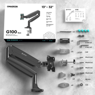 Mbajtëse muri për monitor Onkron G100-B, 13"-32", e zezë