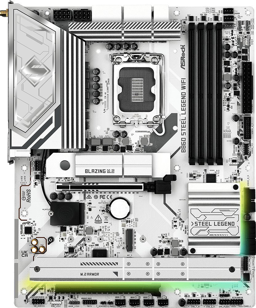 Pllakë amë Asrock B860 Steel Legend WiFi, ATX, DDR5, LGA 1851
