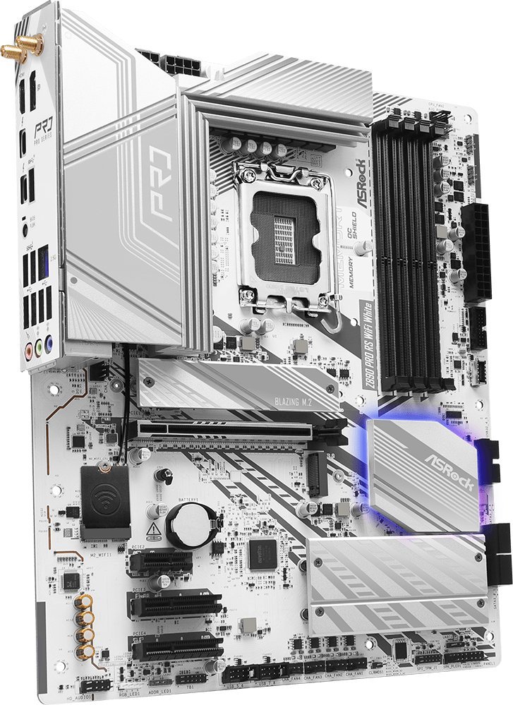 Pllakë amë ASRock Z890 Pro RS, DDR5, PCIe Gen5 M.2, e zezë