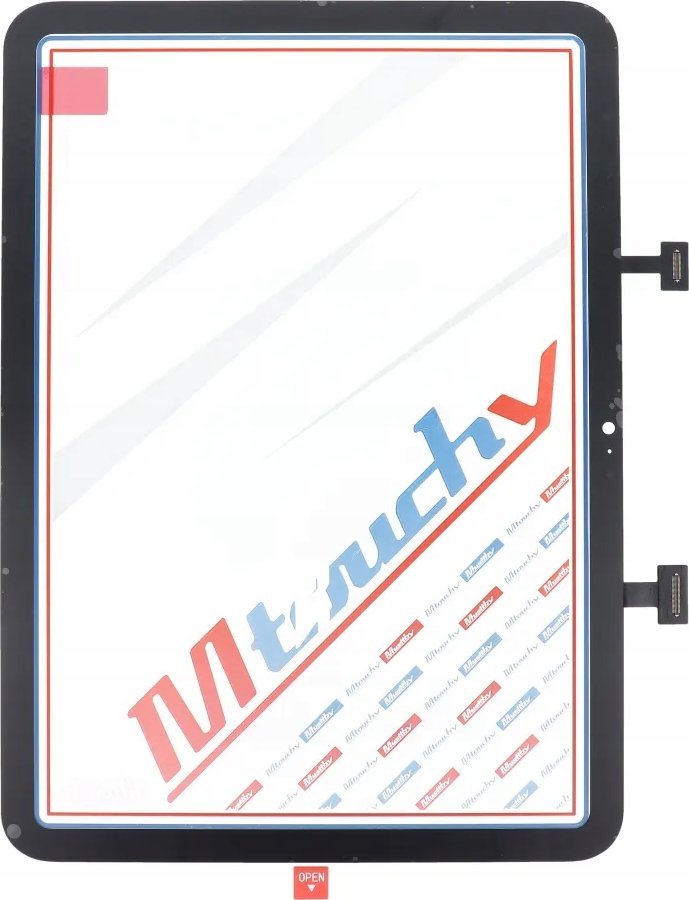 Touchscreen MUSTTBY për iPad 10", me ngjitës OCA, i zi