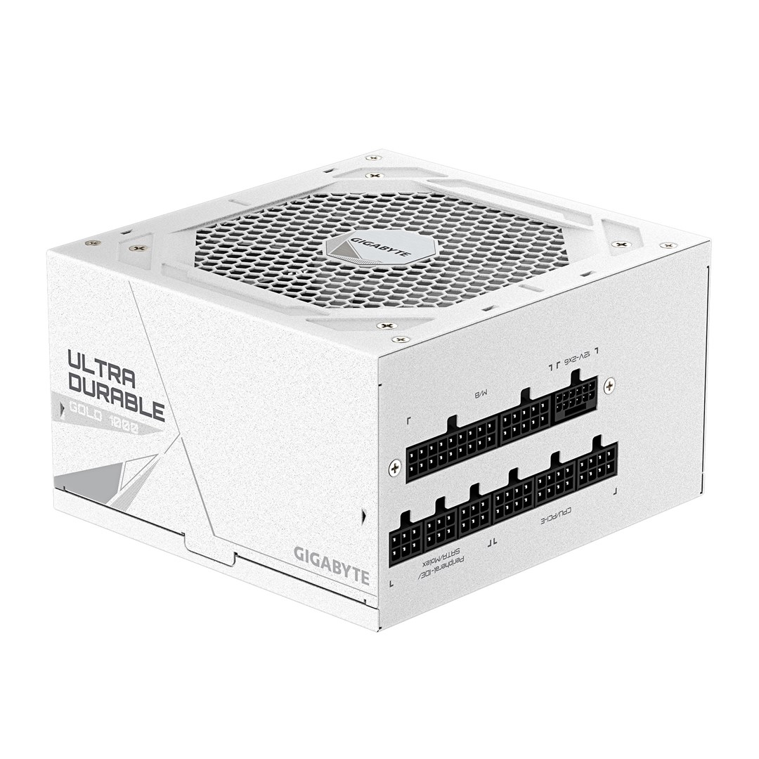 Burim energjie GIGABYTE UD1000GM PG5 V2 ICE, 1000W, 80 Plus Gold, ATX 3.1, i bardhë