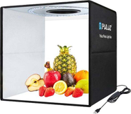 Tendë fotografike Puluz PU5041B, 40 cm, LED 25lm 3200-6500K, e bardhë